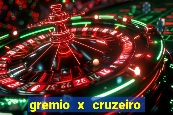 gremio x cruzeiro ao vivo hd